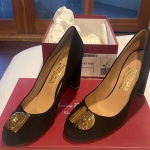 Ferragamo Suede Heels